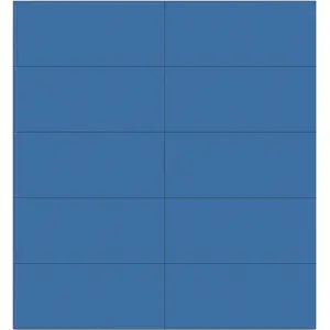 Bi-Silque Visual Communication Products Inc 10161443 DRY ERASE MAGNETIC TAPE STRIPS, BLUE, 2 IN. X 7/8 IN