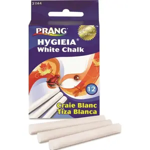 Dixon 10165773 PRANGE HYGIEIA BOARD CHALK, DUSTLESS, 3-1/4 IN. X 3/8 IN., WHITE
