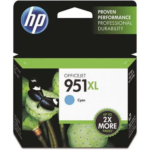 (HP 951xl) High Yield Ink Cartridge 1500 Page Yield in Cyan (HP 951xl) High Yield Ink Cartridge 1500 Page Yield in Cyan