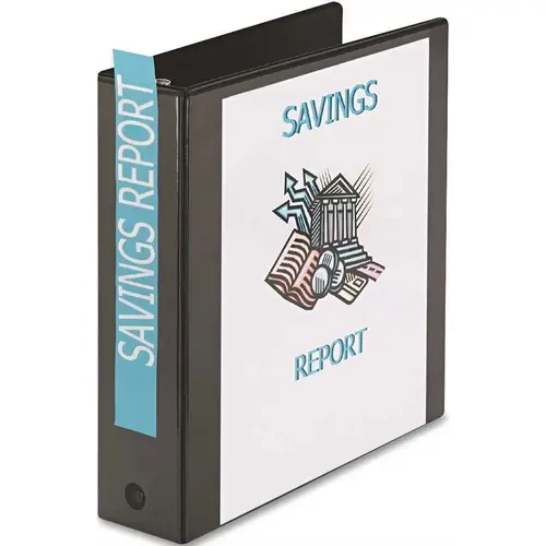 AVERY ECONOMY VINYL ROUND RING VIEW BINDER, 2" CAPACITY, BLACK AVERY ECONOMY VINYL ROUND RING VIEW BINDER, 2" CAPACITY, BLACK