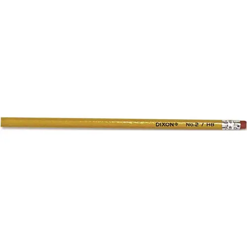 WOODCASE PENCIL, HB #2 LEAD, YELLOW BARREL WOODCASE PENCIL, HB #2 LEAD, YELLOW BARREL