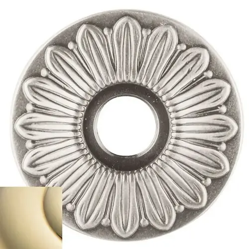 BALD ROSETTE X 2.625 IN. DUMMY -HALF PAIR, Lifetime PVD Polished Brass BALD ROSETTE X 2.625 IN. DUMMY -HALF PAIR, Lifetime PVD Polished Brass