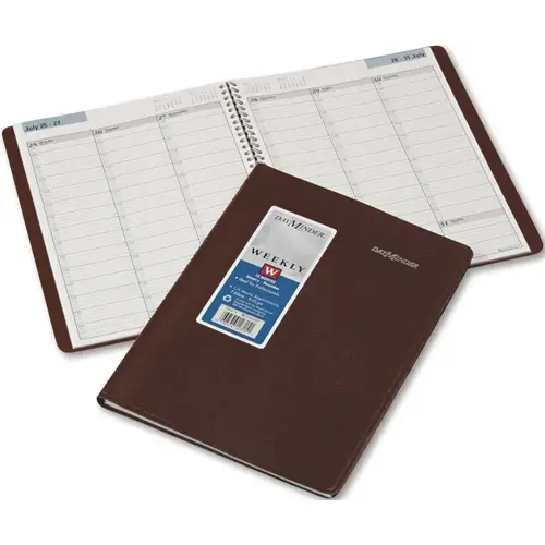 WEEKLY APPOINTMENT BOOK, 15-MINUTE RULING, 8 X 11, BURGUNDY WEEKLY APPOINTMENT BOOK, 15-MINUTE RULING, 8 X 11, BURGUNDY