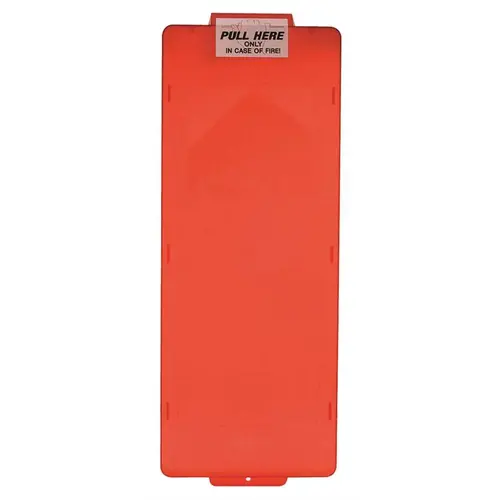 BROOKS' MARK II SERIES FIRE EXTINGUISHER CABINET COVER, RED, LARGE