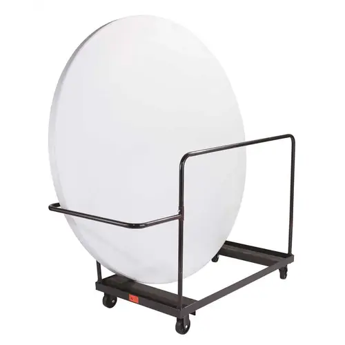 Folding Table Dolly - Vertical Storage - 71 in. R Table Brown Folding Table Dolly - Vertical Storage - 71 in. R Table Brown