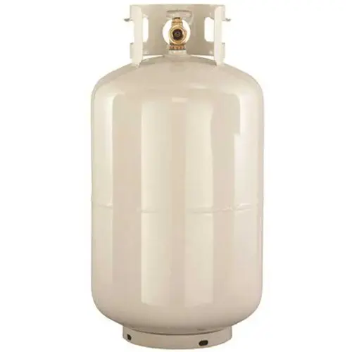 30 lbs. Empty Steel Propane Tank White 30 lbs. Empty Steel Propane Tank White