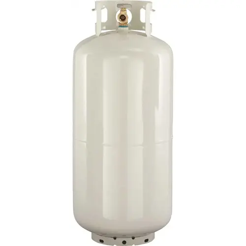 40 lbs. Empty Propane Tank White 40 lbs. Empty Propane Tank White