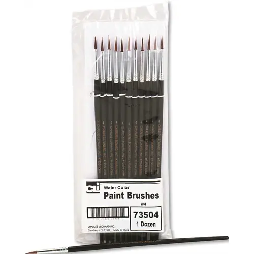 ARTIST BRUSH, SIZE 4, CAMEL HAIR, ROUND