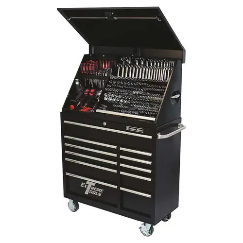41 in. Extreme Portable Workstation 11-Drawer Tool Chest and Cabinet Combo in Black 41 in. Extreme Portable Workstation 11-Drawer Tool Chest and Cabinet Combo in Black
