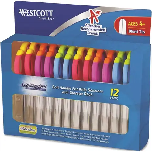 KIDS 5" BLUNT SCISSORS WITH MICROBAN PROTECTION KIDS 5" BLUNT SCISSORS WITH MICROBAN PROTECTION