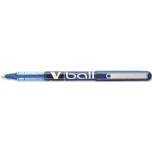 PILOT CORP. OF AMERICA 10146790 PILOT VBALL ROLLER BALL STICK LIQUID PEN, BLUE INK, EXTRA FINE, DOZEN