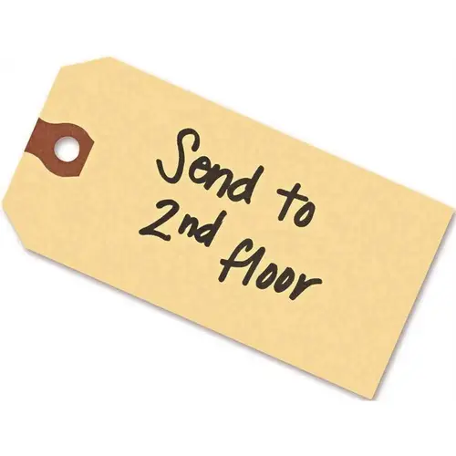 4-3/4 in. x 2-3/8 in. Shipping Tags Paper Manlia Manila