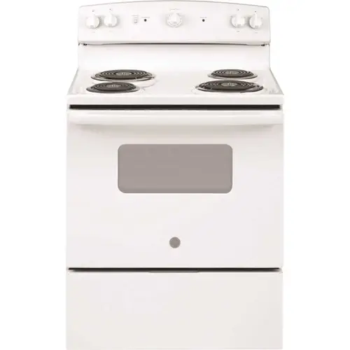 30 in. 5.0 cu. ft. Freestanding Electric Range in White 30 in. 5.0 cu. ft. Freestanding Electric Range in White