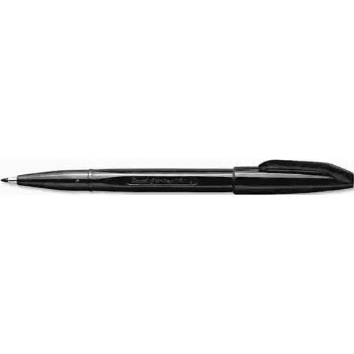 SIGN PEN POROUS POINT CAPPED WATER-BASED PEN, BLACK INK, FINE, DOZEN