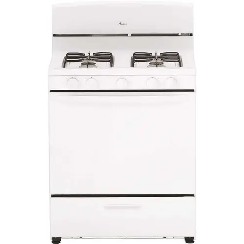 5.1 cu. ft. Gas Range in White 5.1 cu. ft. Gas Range in White