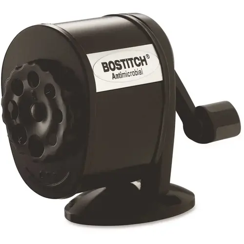 Antimicrobial Manual Pencil Sharpener, Black