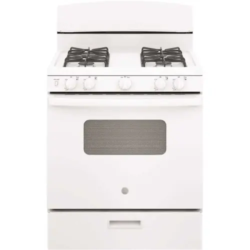 30 in. 4.8 cu. ft. Freestanding Gas Range in White 30 in. 4.8 cu. ft. Freestanding Gas Range in White