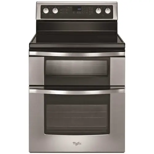 6.7 cu. ft. Double Oven Electric Range with True Convection in Stainless Steel 6.7 cu. ft. Double Oven Electric Range with True Convection in Stainless Steel