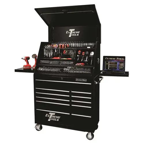 41 in. 11-Drawer Tool Chest and Cabinet Combo in Black 41 in. 11-Drawer Tool Chest and Cabinet Combo in Black