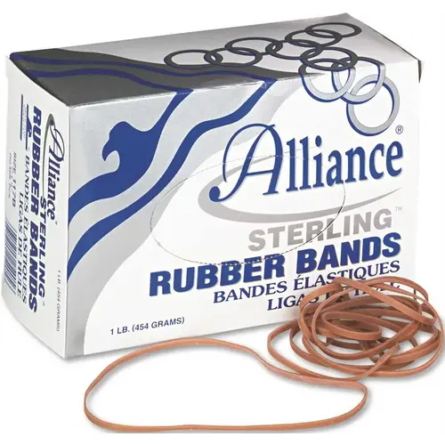 STERLING ERGONOMICALLY CORRECT RUBBER BANDS, #117B, 7 X 1/8, 250 BANDS/1LB BOX STERLING ERGONOMICALLY CORRECT RUBBER BANDS, #117B, 7 X 1/8, 250 BANDS/1LB BOX