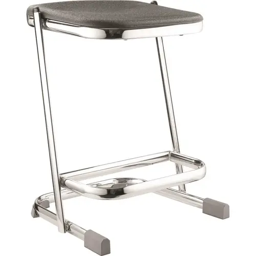 22 in. Elephant Z-Stool, Black Seat and Chrome Frame - pack of 3 22 in. Elephant Z-Stool, Black Seat and Chrome Frame - pack of 3