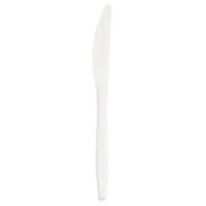 Nutri-Bon 36412 Medium Weight White Polypropylene Knife - pack of 1000