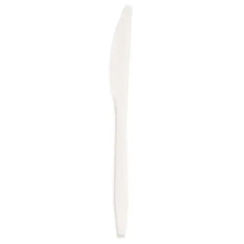 Medium Weight White Polypropylene Knife - pack of 1000 Medium Weight White Polypropylene Knife - pack of 1000