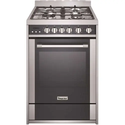 24 in. 2.7 cu. ft. Gas Range with Convection in Stainless Steel 24 in. 2.7 cu. ft. Gas Range with Convection in Stainless Steel