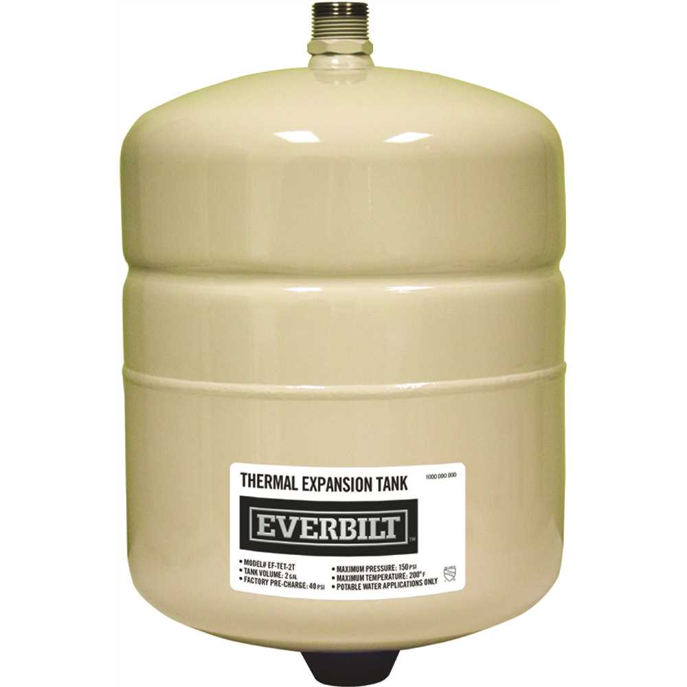 Everbilt EF-TET-2T 2 gal. Thermal Expansion Tank Beige/Bisque