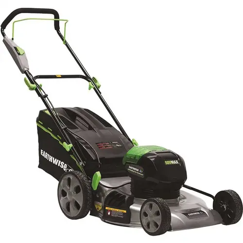 21 in. 58-Volt Lithium-Ion Cordless Walk Behind Push Lawn Mower with 4 Ah Battery Included