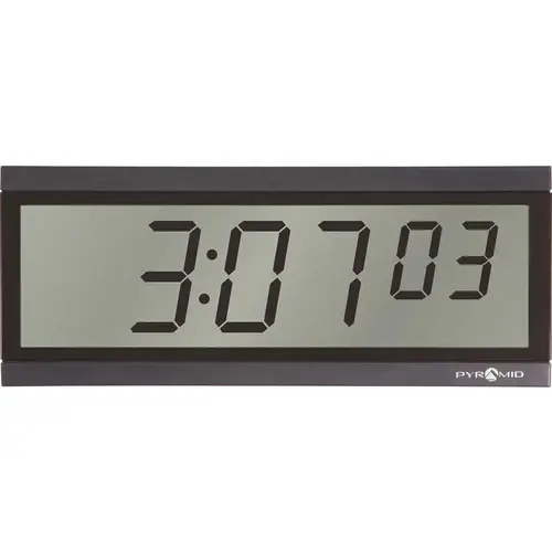 RF Wireless LCD Hour/Min/Sec Battery Operated Digital Clock RF Wireless LCD Hour/Min/Sec Battery Operated Digital Clock