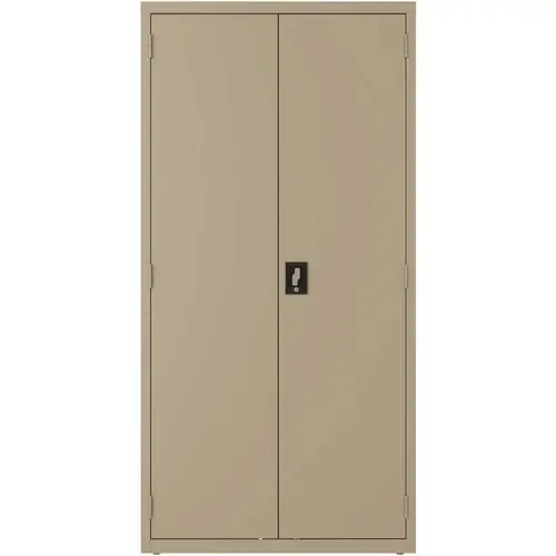 36 in. W x 72 in. H x 18 in. D 5 Shelves Steel Janitorial Freestanding Cabinet in Putty 36 in. W x 72 in. H x 18 in. D 5 Shelves Steel Janitorial Freestanding Cabinet in Putty