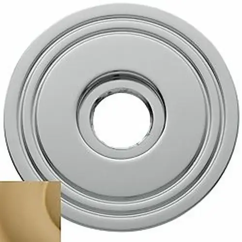 2-5/8" Grooved Passage Rose Vintage Brass Finish Pair 2-5/8" Grooved Passage Rose Vintage Brass Finish Pair