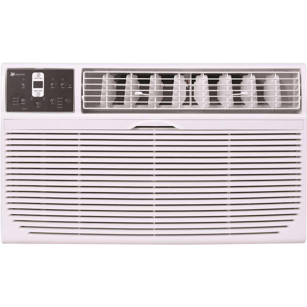 Seasons ST12R2-H 12,000 BTU 230/208-Volt Through-the-Wall Air Conditioner with Heat and Remote Control White