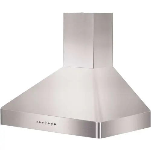 36 in. 400 CFM Convertible Vent Wall Mount Range Hood in Stainless Steel