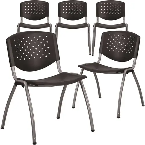 Plastic Stack Chairs (Black) Plastic Stack Chairs (Black)