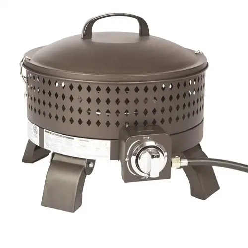 Sporty Campfire 12.5 in. Round Steel Fire Pit in Bronze Sporty Campfire 12.5 in. Round Steel Fire Pit in Bronze