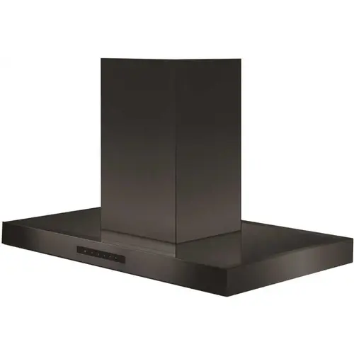 36 in. 400 CFM Convertible Island Mount Range Hood in Black Stainless Steel 36 in. 400 CFM Convertible Island Mount Range Hood in Black Stainless Steel