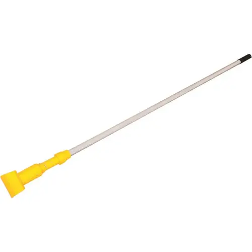 Skilcrafta Wet Mop Handle, Lock Jaw, Fiberglass, Gray, 60" - pack of 12