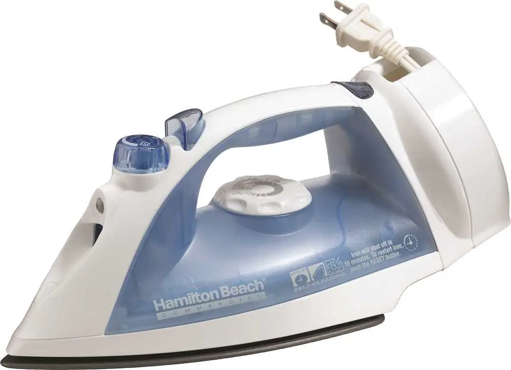 HAMILTON BEACH CLOTHES IRON BOX 120 VOLTS 1 200 WATTS Color/Finish Family HIR400R HAMILTON BEACH CLOTHES IRON BOX 120 VOLTS 1 200 WATTS Color/Finish Family HIR400R