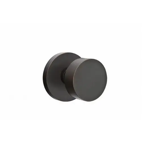 Round Knob Privacy With Disk Rose Oil Rubbed Bronze Finish Round Knob Privacy With Disk Rose Oil Rubbed Bronze Finish