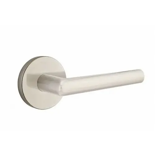 Stuttgart Lever Left Hand Privacy With Disk Rose Satin Nickel Finish Stuttgart Lever Left Hand Privacy With Disk Rose Satin Nickel Finish