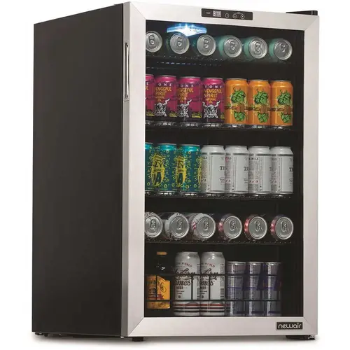 21 in. 160 Can Cooler Beverage Freestanding with SplitShelf and Precision Digital Thermostat Stainless Steel 21 in. 160 Can Cooler Beverage Freestanding with SplitShelf and Precision Digital Thermostat Stainless Steel