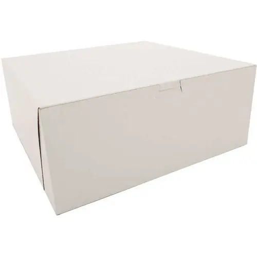 White Non-Window Bakery Box 12 x 12 x 5" - pack of 100