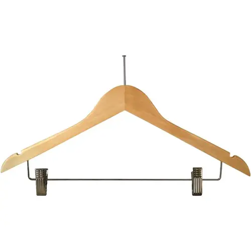 Womens Hanger Natural Flat Ball Top in Chrome - pack of 100