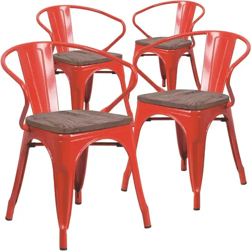 Red Restaurant Chairs Red Restaurant Chairs