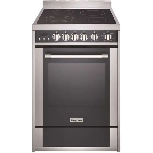 24 in. 2.2 cu. ft. Electric Range with Convection in Stainless Steel 24 in. 2.2 cu. ft. Electric Range with Convection in Stainless Steel