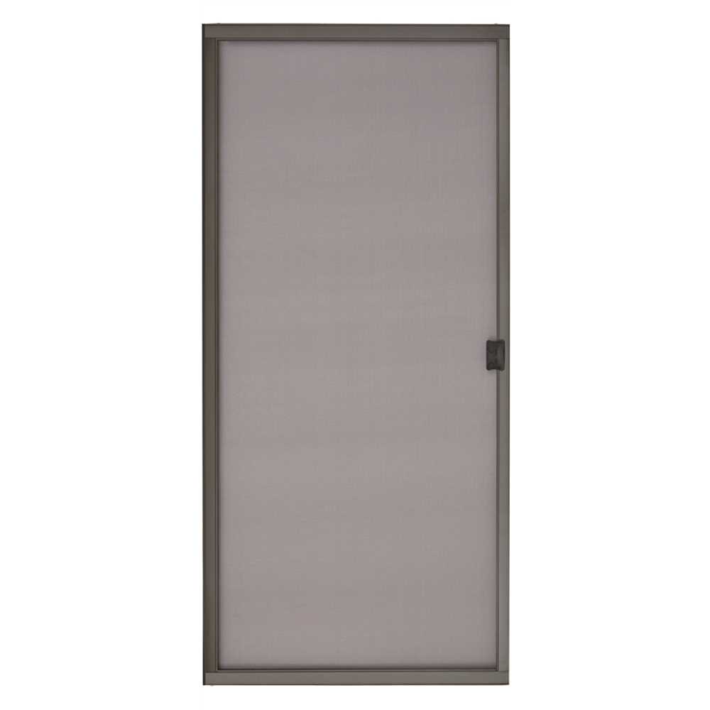 US Lock SCRE30BRZ 30 in. x 78-80 in. Economy Sliding Screen Door Bronze