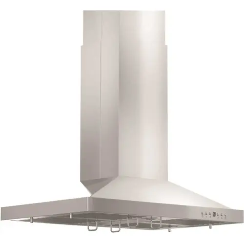 36 in. 400 CFM Convertible Island Mount Range Hood in Stainless Steel