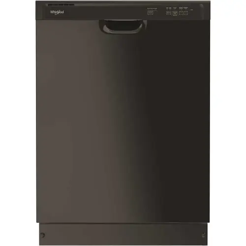 ENERGY STAR 24 In. Front Control Dishwasher With Heated Dry, Plastic Tub, Black ENERGY STAR 24 In. Front Control Dishwasher With Heated Dry, Plastic Tub, Black
